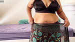 Beautiful NRI Wife Wearing Saree – Sexy Milky Boobs Cleavage