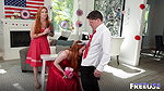 Scarlet Skies & Sophia Locke – Free Fucking Red Head Stepfamily