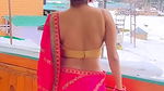 Kate Sharma Sizzling Sexy In Saree Backless