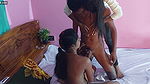 DESHI SEX Deeper. Ultimate Make Up Sex For Beautiful black girls Another girl watching and helping