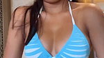 SLUTTY SOFIA ANSARI BODY SEDUCTION IN BLUE BIKINI PART 1