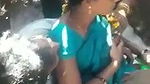 Desi Aunty Nipple Squeeze by Two Guys at Roadside Hut