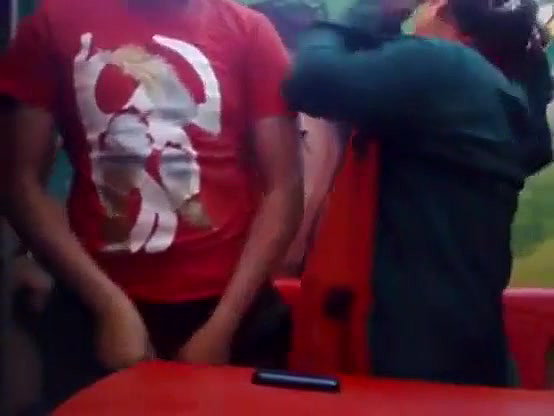 Desi Secret Lovers Playing in Restaurant Outdoor