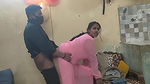 Sexy Indian Chubby Bhabhi in See-through Pink Gown – Massive Ass & Curvy Body Reveal