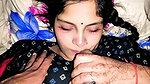 Cute indian latina giving blow job while slleeping