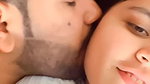 Cute young girl Smooching BF and showing her Big Boobs