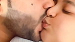 Cute young girl Smooching BF and showing her Big Boobs