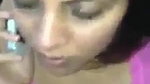 Cheater Bhabhi Sucking Boyfriend Dick & Talking with Husband on Phone
