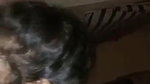 Cute girl blowing