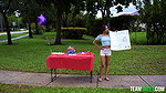 Alicia Reign – Alicia Reign Is Selling Cupcakes To Bring In Some Extra Money For School