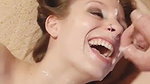 Amazing Babe Taking Loads Of Cum On Face From 2 Dicks