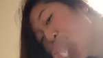 Asian College Slut Sucking