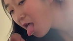 Asian College Slut Sucking