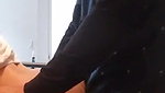 Asian Coworker at Her Apartment Blowjob and Sex