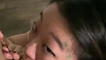 Asian Thot Stroking BJ