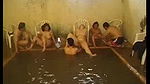 bangla 3 auntys group sex in indoor pool