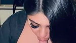 BBW Cutie Head While Watching Football
