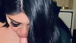 BBW Cutie Head While Watching Football