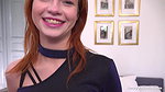 Busty redhead teen debutante fucks hard – natural tits