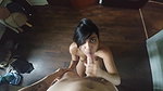 Blowjob with cum on tits