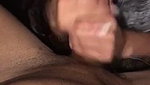 Cheating Asian Sloppy Blowjob