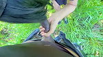 College students selfmade outdoor sex