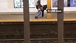 Couple Caught Fucking on Metro station