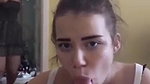 Cute Babe Giving Blowjob To Lover With Her Friend Moving Behind
