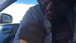 Ebony Babe Car BJ