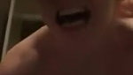 He gives her anal while talking to her husband