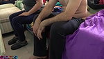 hot chubby aunty enjoyed by bf in bedroom