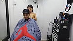 lucky guy enjoys the cute girl in saloon