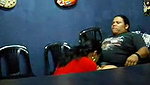 Mature couple backroom fuck