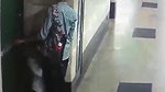 Metro station blowjob young couple