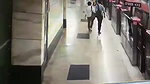 Metro station blowjob young couple