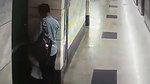 Metro station blowjob young couple