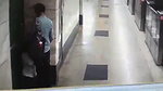 Metro station blowjob young couple