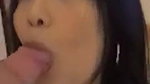 Sexy Asian Teen Loves Sucking White Cock