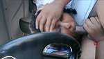 sexy bhabhi giving blowjob in car