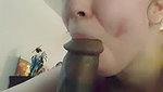 She loves sucking big black cocks