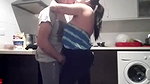 son fucking his mom in kitchen