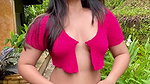 nikitasharma hot boobs and navel in pink shirt