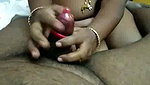 Aunty Placing Condom and Mouth Work tto Lover