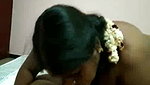 Aunty Placing Condom and Mouth Work tto Lover