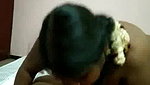 Aunty Placing Condom and Mouth Work tto Lover