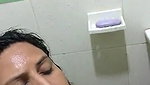 Sexy Paki Wife Bathing and Blowjob