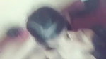 Cute girl blowing