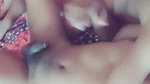 Cute girl blowing