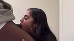 Middle Eastern Girl Sucking Her Black BF