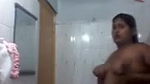 Sexy Desi Milf Aunt Bathing
